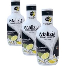 MWX Teknoloji Malizia Duş Jeli Bergamot ve Adaçayı 1000 ml (3 Paketi)