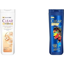 MWX Teknoloji Clear Kil Terapisi Arınmış ve Yumuşak Saçlar Kepeğe Karşı Etkili Şampuan 350 Ml(1) Clear Men Kepeğe Karşı Etkili Şampuan Legend By Cr7 Cristiano Ronaldo 350 Ml(2)