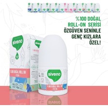 MWX Teknoloji SIVENO%100 Doğal Roll-On Teen Genç Kız Deodorant Ter Kokusu Önleyici Bitkisel Lekesiz Vegan 50 ml