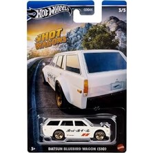 MWX Teknoloji Hot Wagons Arabalar HWR56-HRR88 03/05 Datsun Bluebird Wagon (510)