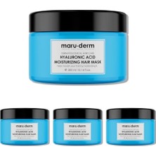 MWX Teknoloji Maruderm Hyaluronic Acid Nemlendirici Saç Maskesi 300 ml (4 Paketi)