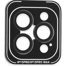 Semeglbl Joko Iphone 15 Pro Max Pvd Metal Kamera Lens - Siyah