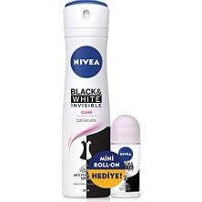 MWX Teknoloji B&w Clear Kadın Sprey 150 ml + B&w Clear Kadın Mini Rollon 25 ml 2 Paket (2 x 175 Ml)