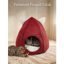 Empressco Patiderm Premium Piramit Kedi Köpek Yuvası , Çıkartılabilir Minderli Nubuk Yatak - Fiyatı, Yorumları