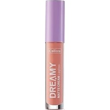 MWX Teknoloji Callista Dreamy Cream Mat Görünümlü Lipgloss 207 Angelic, Nude