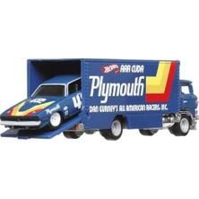 MWX Teknoloji Premium Car Culture Transport FLF56-HRV38 '70 Plymouth Aar Cuda & Sakura Sprinter