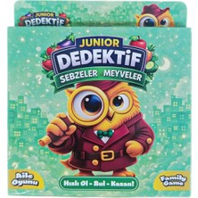 Brother Toys Junior Dedektif Meyve ve Sebzeler Oyunu Dikkat Hafıza ve Mantık Aile Oyunu