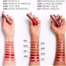 MWX Teknoloji L'oreal Cosmetics Hyaluron Lip Tint - 485 Nude Espresso