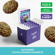 Kind Of Balanced Glütensiz Yulaflı Üzümlü Proteinli Cookie 50 gr x 6 Adet