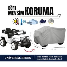MWX Teknoloji Akülü Araba Brandası, Koruma Örtüsü, Güneşten Korur, Su Geçirmez (Gri)