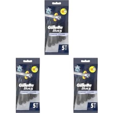 MWX Teknoloji Blue3 Slalom Kullan At Tıraş Bıçağı 5'li 3lü Paket