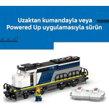 MWX Teknoloji City Treni Soygunu 60508 – 7 Yaş ve Üzeri Çocuklar Için Dedektif, Memuru, Tren Makinisti ve 3 Hırsız Minifigürü Içeren Yaratıcı Oyuncak Yapım Seti, Hediye Fikri (1313 Parça)
