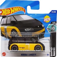MWX Teknoloji - Renault Espace F1 - Hw Modified 5/5 - JBB76 - Short Card - Siyah Sarı - Mattel 2025 - Lisanslı Renault Modeli - 1:64