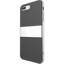 MWX Teknoloji 7/8 Plus ile Uyumlu Travel Serisi Kılıf - Light Silver (5.5 Inç)