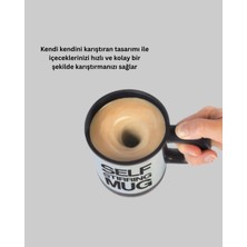 Uravas Store Mey Ithalat® Akıllı Kendi Kendini Karıştıran Termal Kupa – Paslanmaz Çelik