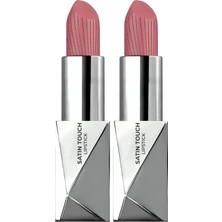 MWX Teknoloji Alix Avien Uzun Süre Kalıcı Nemlendirici Pürüzsüz Etkili Yarı Mat Ruj Satin Lipstick 813 Teracotta Rose (2 Paketi)