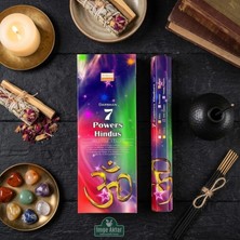 İmge Aktar Darshan 7 Powers Hindus Çubuk Tütsü (20'li Paket) - Mistik 7 Güç