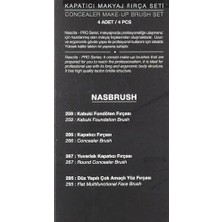 MWX Teknoloji Pro Kapatıcı Makyaj Fırça Seti 4'lü (2 Paketi)