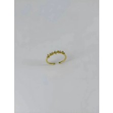 Mudanis 14 K Gold Kaplama Zirkon Taşlı Yüzük