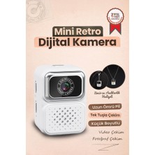 Torima Dijital Fotoğraf Makineleri Video Kamera Mini Anahtarlık 480P CMR36 Beyaz
