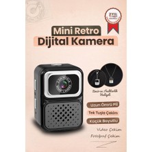 Torima Dijital Fotoğraf Makineleri Video Kamera Mini Anahtarlık 480P CMR36 Siyah