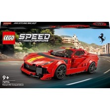 MWX Teknoloji Speed Champions Ferrari 812 Competizione 76914-9 Yaş ve Üzeri Çocuklar Için Koleksiyonluk Araba Modeli Içeren Oyuncak Yapım Seti (261 Parça)