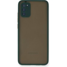 Uravas Store Galaxy A02S Kılıf Montreal Silikon Kapak - Yeşil