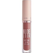 MWX Teknoloji Nude Look Natural Lipgloss No: 04 Peachy Nude - Doğal Parlak Dudak Parlatıcısı