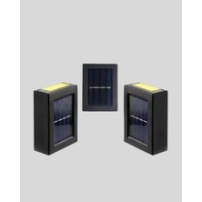 Uravas Store Mey Ithalat® Solar Güçlü 6 LED Dış Mekan Lambası – Otomatik Aç/kapa Işık Sensörlü Aydınlatma