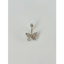 Mudanis Kelebek Detaylı Göbek Piercing