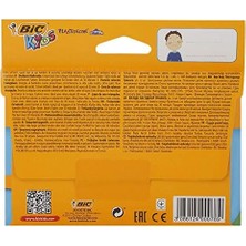 MWX Teknoloji Bıc Plastidecor Elleri Kirletmeyen Üçgen Pastel Boya, 12'li Kutu, Elleri Boyamaz, 30 Aydan Büyük Çocuklar Için Ideal 3lü Paket