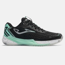 Joma TRAPS2601C Rapid Toprak Kort Erkek Tenis Ayakkabısı - Siyah/mentol