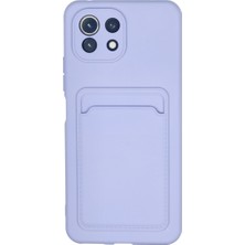 Renas Store Mi 11 Kılıf Kelvin Kartvizitli Silikon - Lila