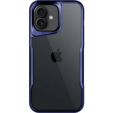 Renas Store Iphone 16 Kılıf Boyi Silikon Kapak - Lacivert