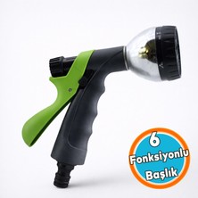 Nzb Bahçe Sulama Tabancası Tetikli Ayarlı Otomatik 6 Fonksiyonlu Tabanca