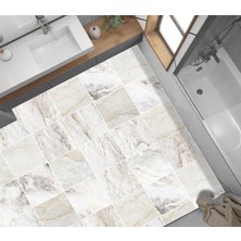 MWX Teknoloji Yer Kaplama Zemin Kaplama Folyosu 65X130 cm Mermer Mozaik
