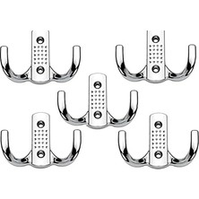 MWX Teknoloji Askılık - Askısı - Duvar Askısı - Metal Askı - Kapı Askısı - Vestiyer Askısı - (5 Adet)
