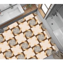 MWX Teknoloji Yer Kaplama Zemin Kaplama Folyosu 65X130 cm Soyut Kare