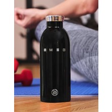 MWX Teknoloji Smeg Clima Bottle Siyah Termos 500 ml