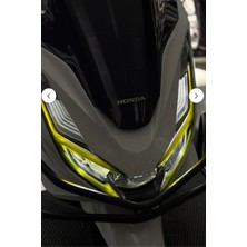Banxtre Honda Pcx Gündüz Ledleri Için Sarı  Renk Far Tasarım Folyo Sticker Etiket (2021-2024 Yılları )