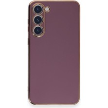 Renas Store Galaxy S23 Kılıf Volet Silikon - Mor