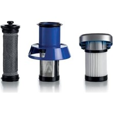 MWX Teknoloji Ariete Dikey Şarjlı Süpürge Mavi 2722/00-2200 Mah Lityum-Iyon Şarj Edilebilir Batarya, Kablosuz Elektrikli Süpürge, Taşınabilir El Süpürgesi, 3 Seviyeli Filtreleme, 4 Saat Şarj Süresi