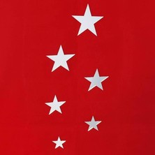 MWX Teknoloji Pleksi Ayna Dekoratif Yıldızlar Duvar Süsü