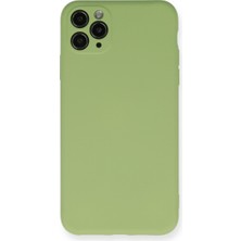 Renas Store Iphone 11 Kılıf Nano Içi Kadife Silikon- Yeşil