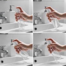 MWX Teknoloji 5’li 100 ml Boş Sprey Şişesi – Kolonya, Parfüm, Dezenfektan ve Temizlik Solüsyonları Için Şeffaf Taşınabilir Plastik Sprey Şişesi Seti (100 Ml)
