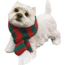 MWX Teknoloji Sandicast Christmas Ornaments Breed: West Terrier