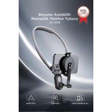 Torima Telefon Tutucu Boyuna Asılabilen Manyetik Tutucu JX058 Gri
