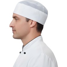 Formteks Aşçı Fileli Kep Beyaz