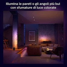 MWX Teknoloji Hue Gradient Signe Akıllı LED Zemin Işığı, Lambader, Siyah