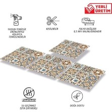 MWX Teknoloji Kendinden Yapışkanlı Karma Fas 019 Desenli Pvc, Yapışkanlı Kaplama, Çıkartması, Zemin Duvar Karosu 30X30 cm (11 Adet / 1 M²)